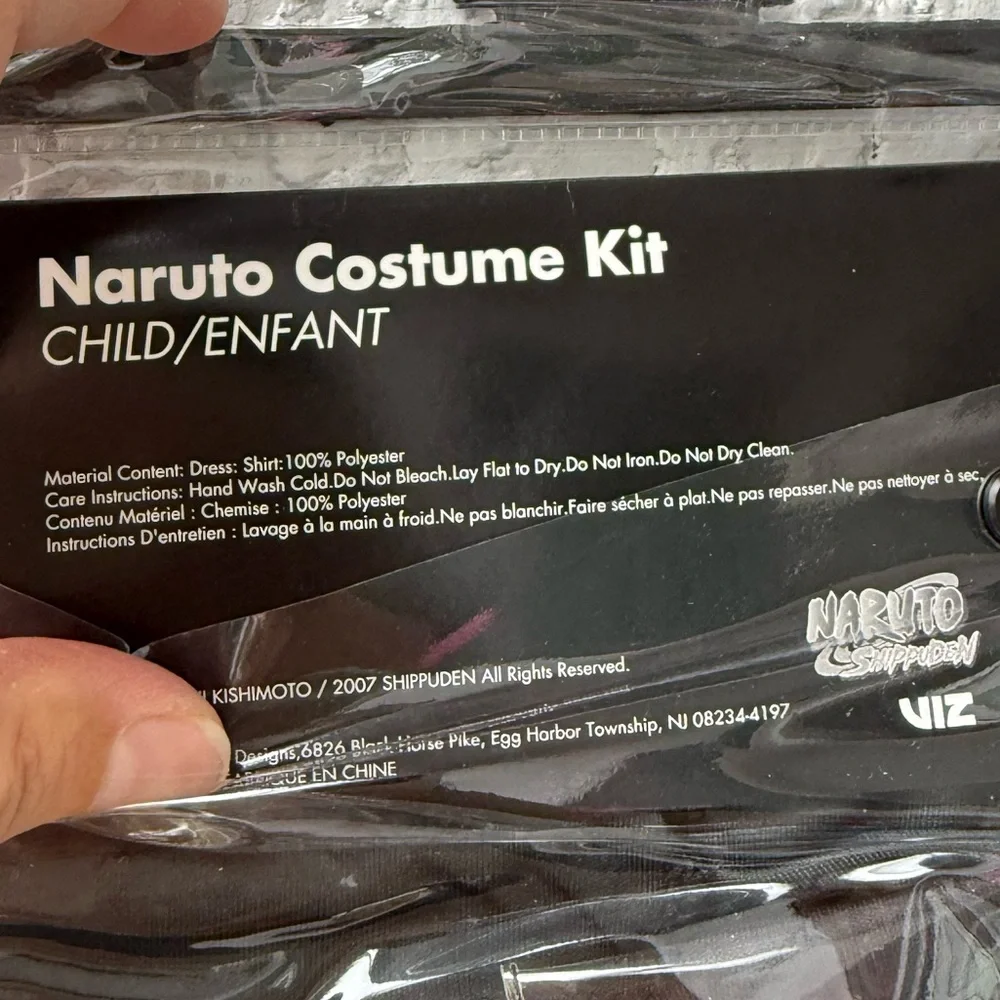 Kids Naruto Costume Kit